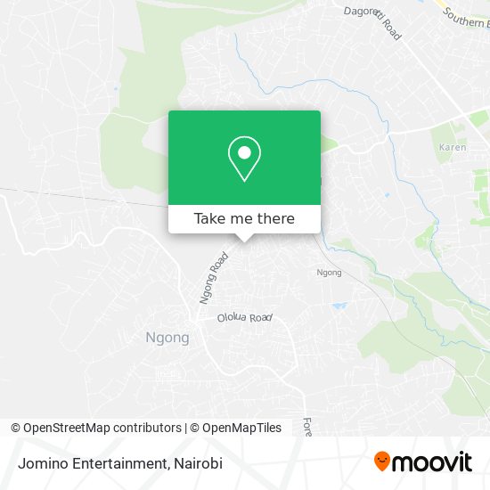 Jomino Entertainment map