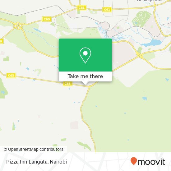 Pizza Inn-Langata map