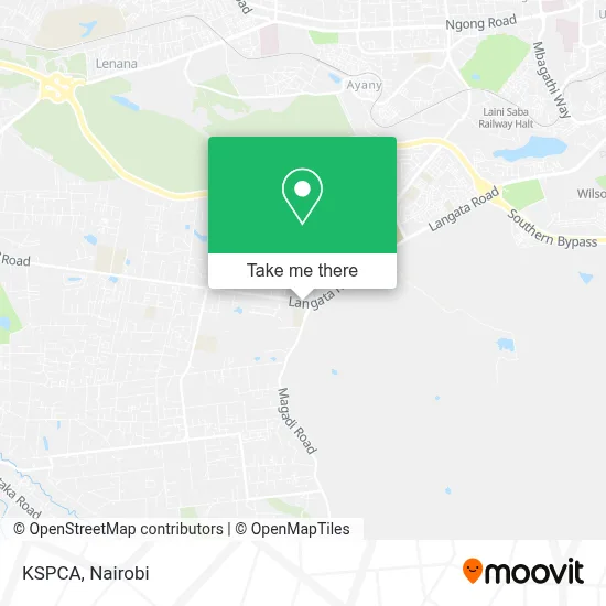 KSPCA map