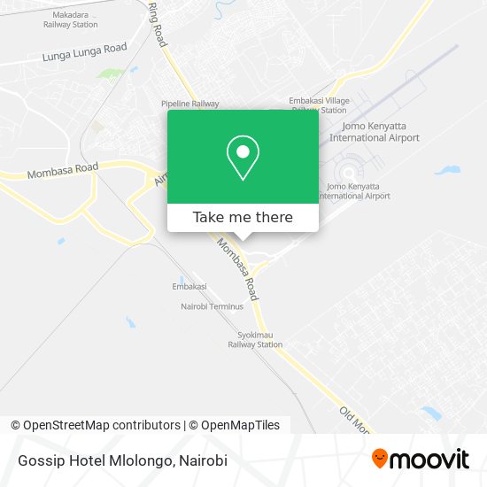 Gossip Hotel Mlolongo map