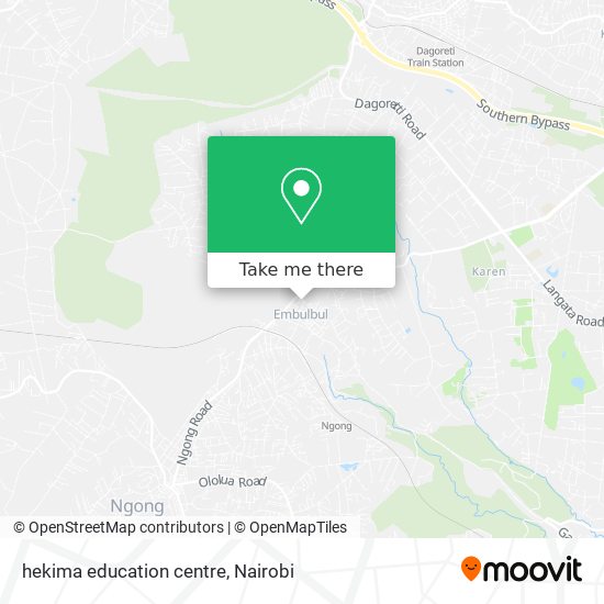 hekima education centre map