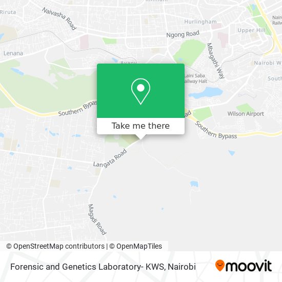 Forensic and Genetics Laboratory- KWS map