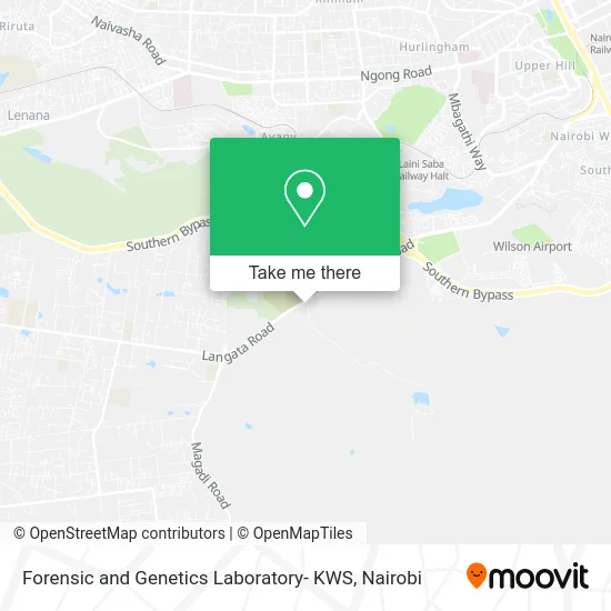 Forensic and Genetics Laboratory- KWS map