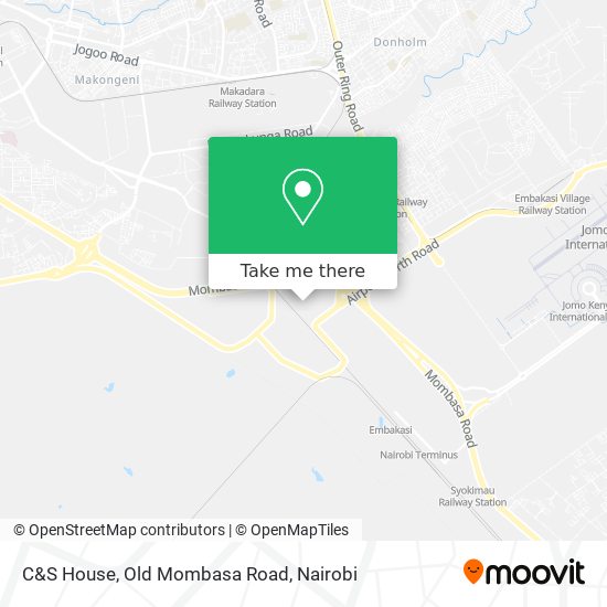 C&S House, Old Mombasa Road map