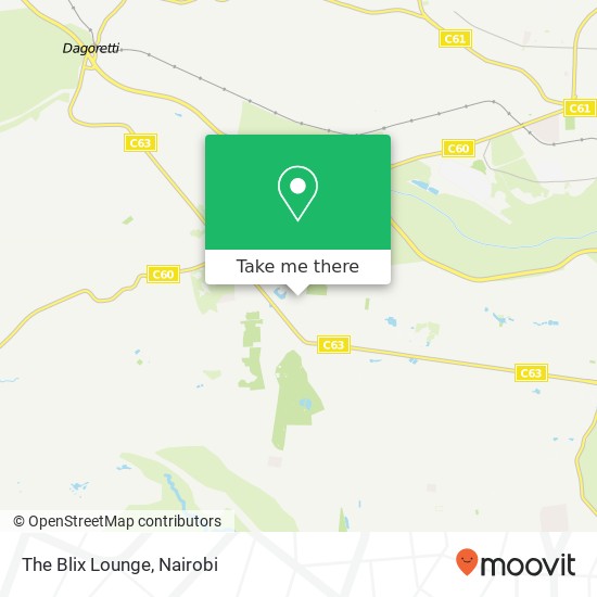 The Blix Lounge map