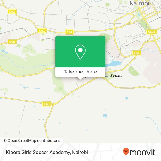 Kibera Girls Soccer Academy map