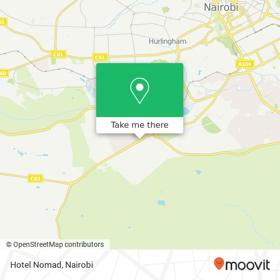 Hotel Nomad map
