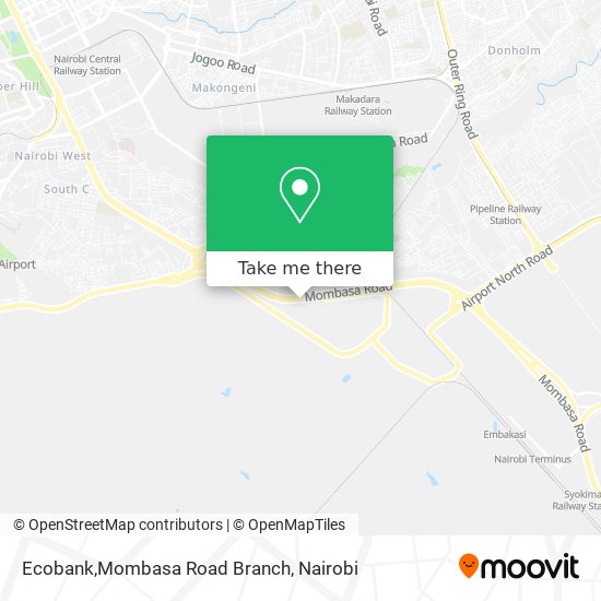 Ecobank,Mombasa Road Branch map