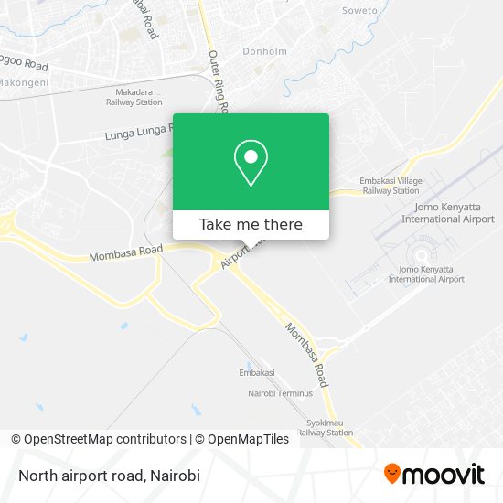 North airport road map