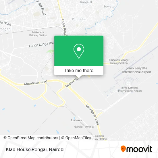 Klad House,Rongai map