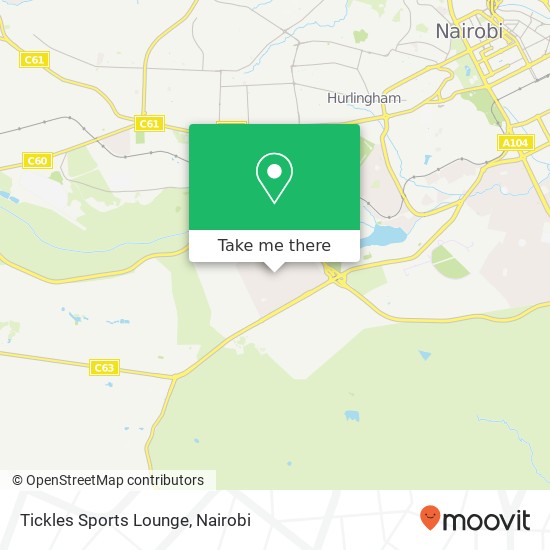 Tickles Sports Lounge map