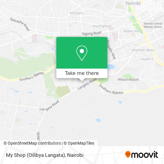 My Shop (Oilibya Langata) map