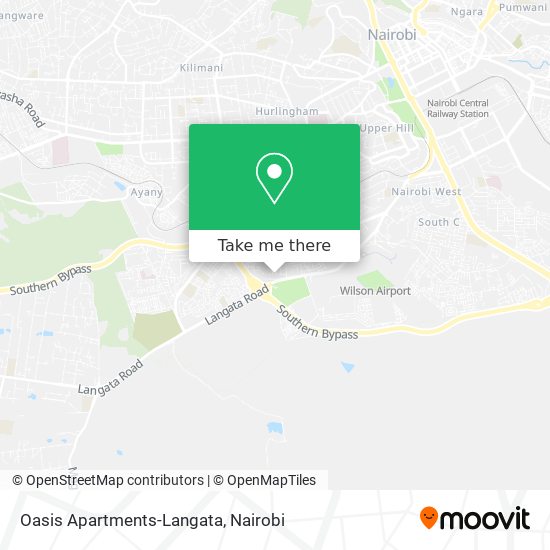 Oasis Apartments-Langata map