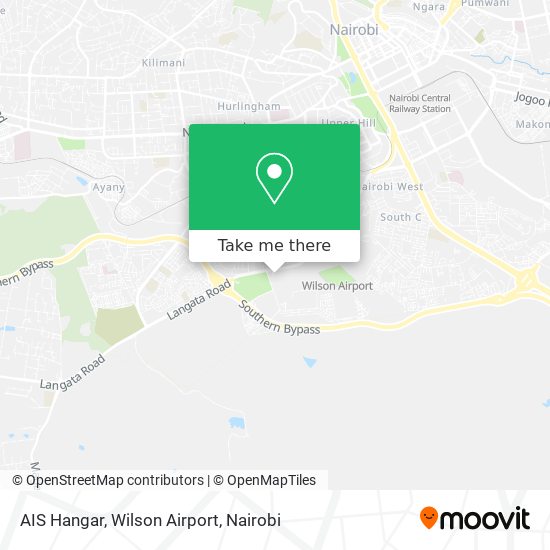 AIS Hangar, Wilson Airport map