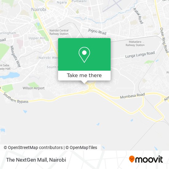 The NextGen Mall map