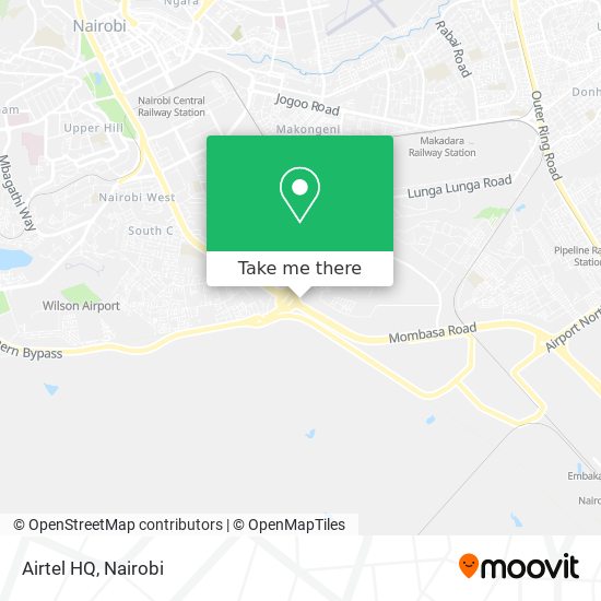 Airtel HQ map