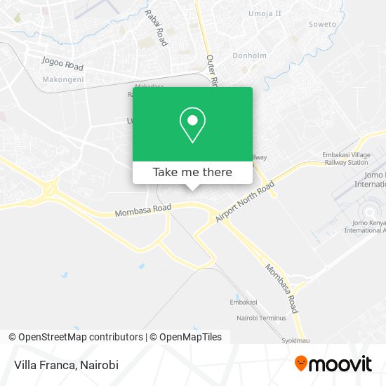 Villa Franca map