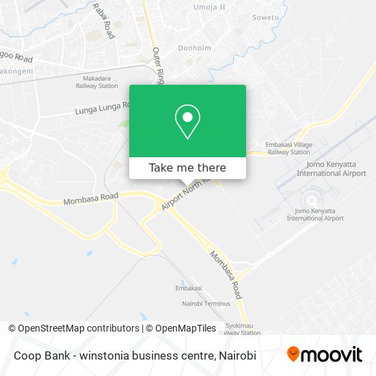 Coop Bank - winstonia business centre map