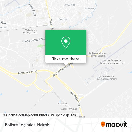 Bollore Logistics map