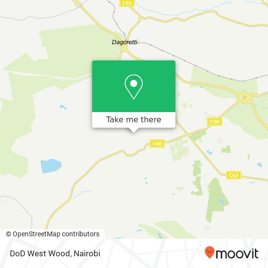 DoD West Wood map