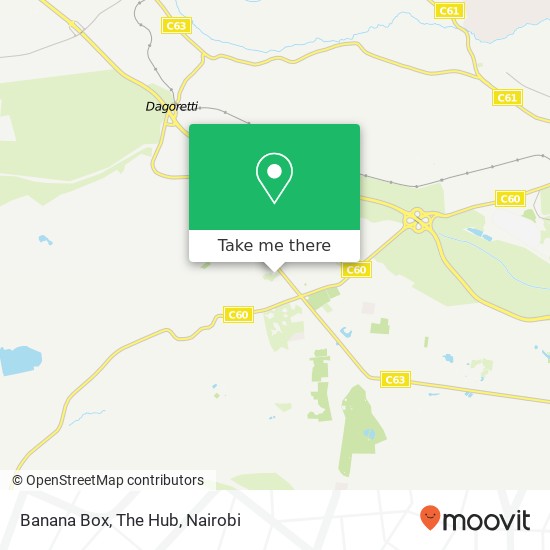 Banana Box, The Hub map