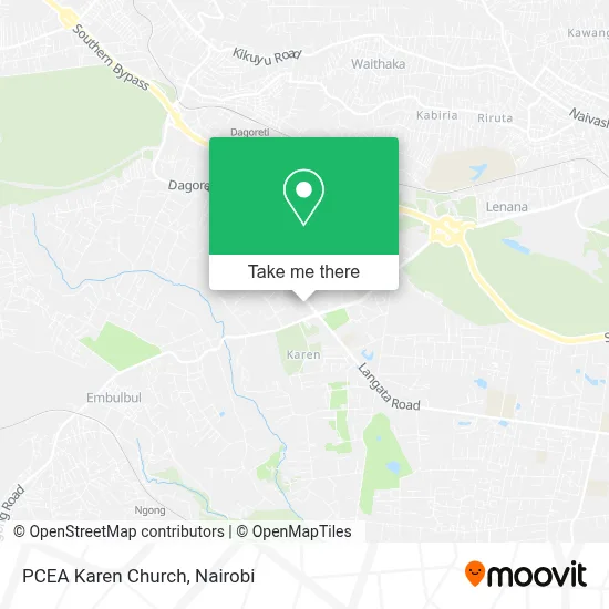 PCEA Karen Church map