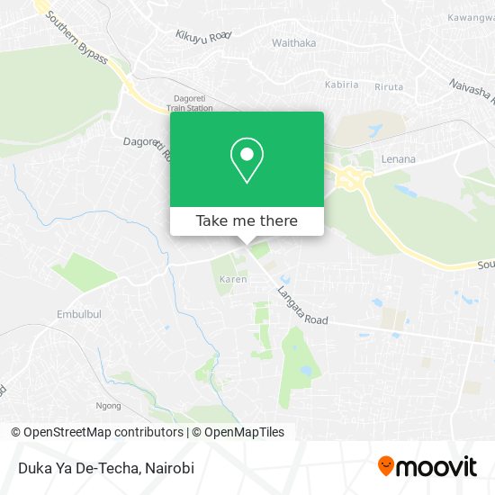 Duka Ya De-Techa map