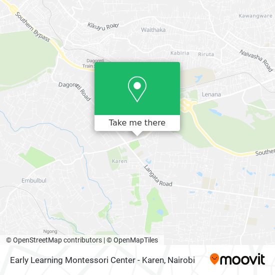 Early Learning Montessori Center - Karen map