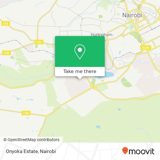 Onyoka Estate map