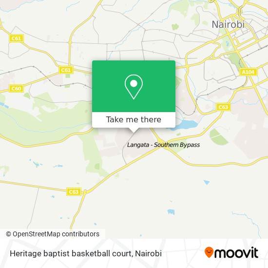 Heritage baptist basketball court map