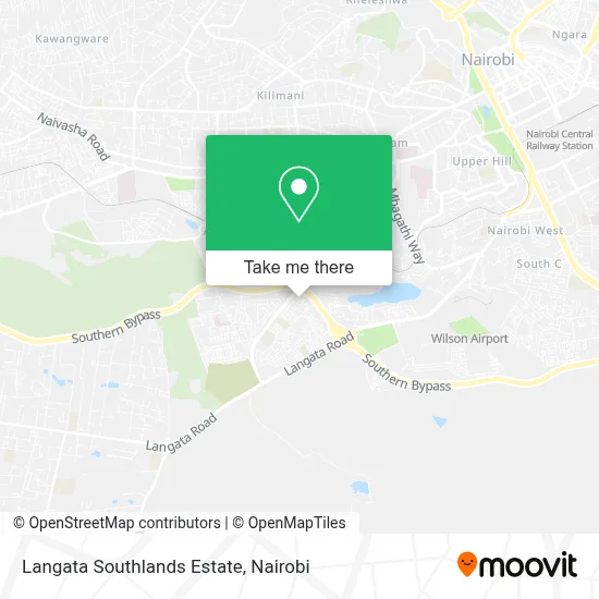 Langata Southlands Estate map
