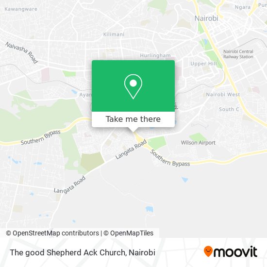 The good Shepherd Ack Church map