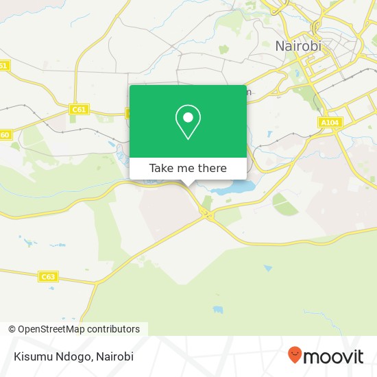 Kisumu Ndogo map