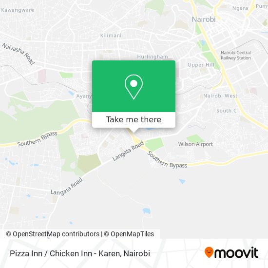Pizza Inn / Chicken Inn - Karen map