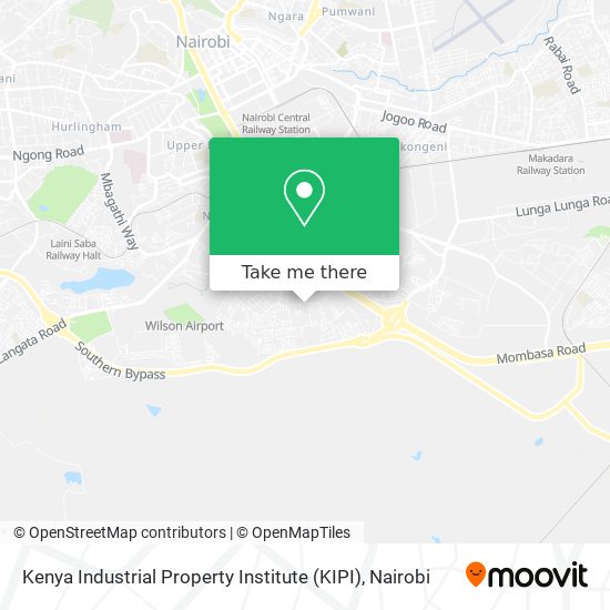 Kenya Industrial Property Institute (KIPI) map