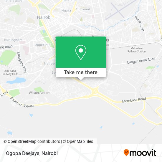 Ogopa Deejays map