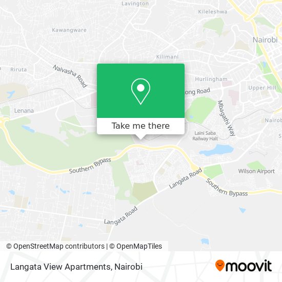 Langata View Apartments map