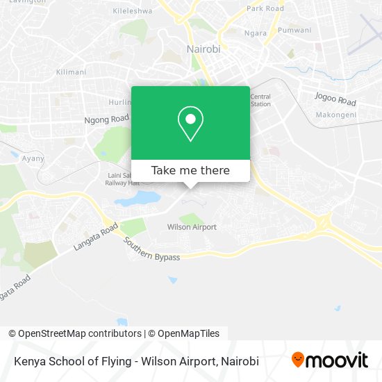 Kenya School of Flying - Wilson Airport map