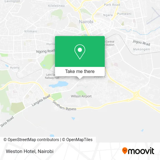 Weston Hotel map