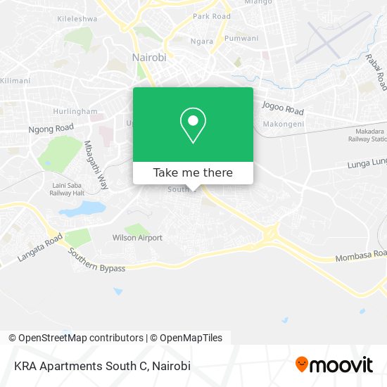 KRA Apartments South C map