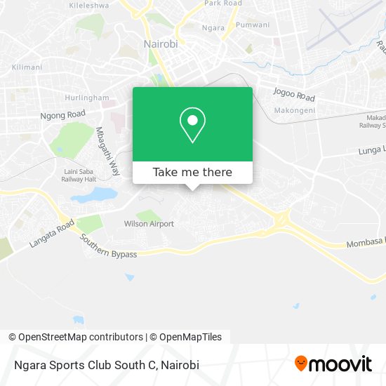 Ngara Sports Club South C map