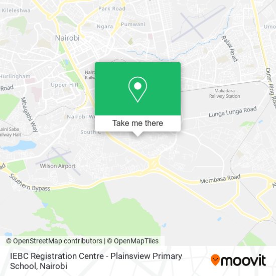 IEBC Registration Centre - Plainsview Primary School map