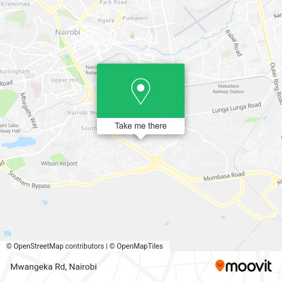 Mwangeka Rd map