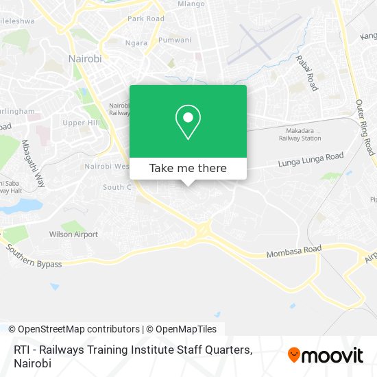 RTI - Railways Training Institute Staff Quarters map