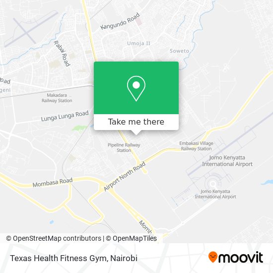 Texas Health Fitness Gym map