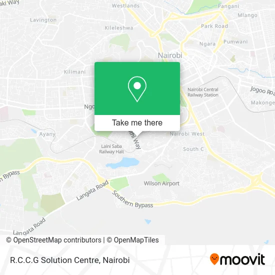 R.C.C.G Solution Centre map