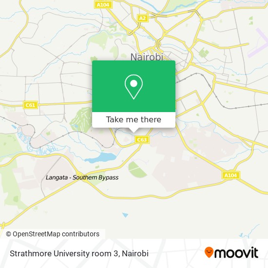 Strathmore University room 3 map