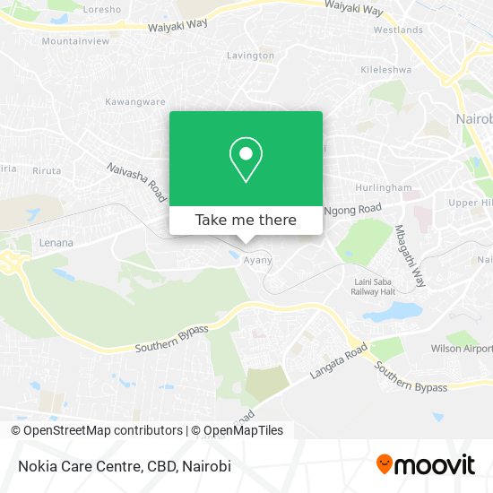Nokia Care Centre, CBD map