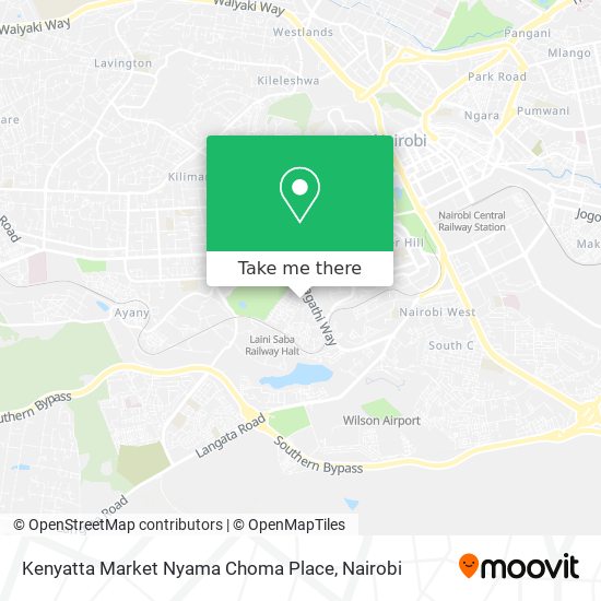 Kenyatta Market Nyama Choma Place map