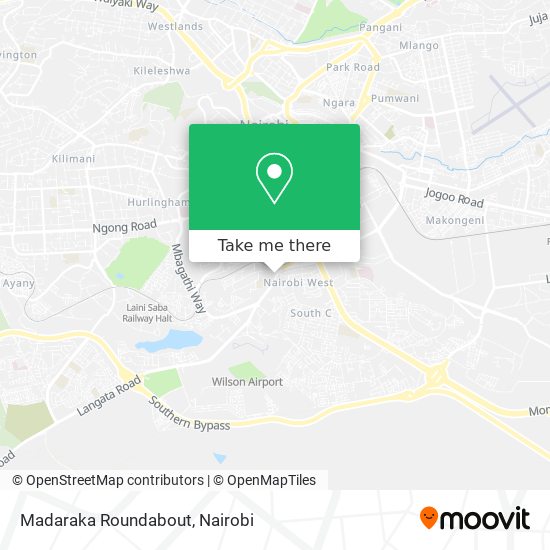Madaraka Roundabout map